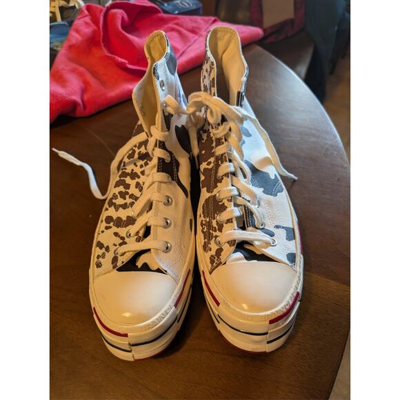 Brain Dead X Chuck Taylor 70 Cow Print Hi Tops Sneakers Size 11 NEW NWOB - Picture 2 of 6